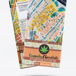 Euphoria Cannabis-Vollmilchschokolade mit 100mg Cannabis