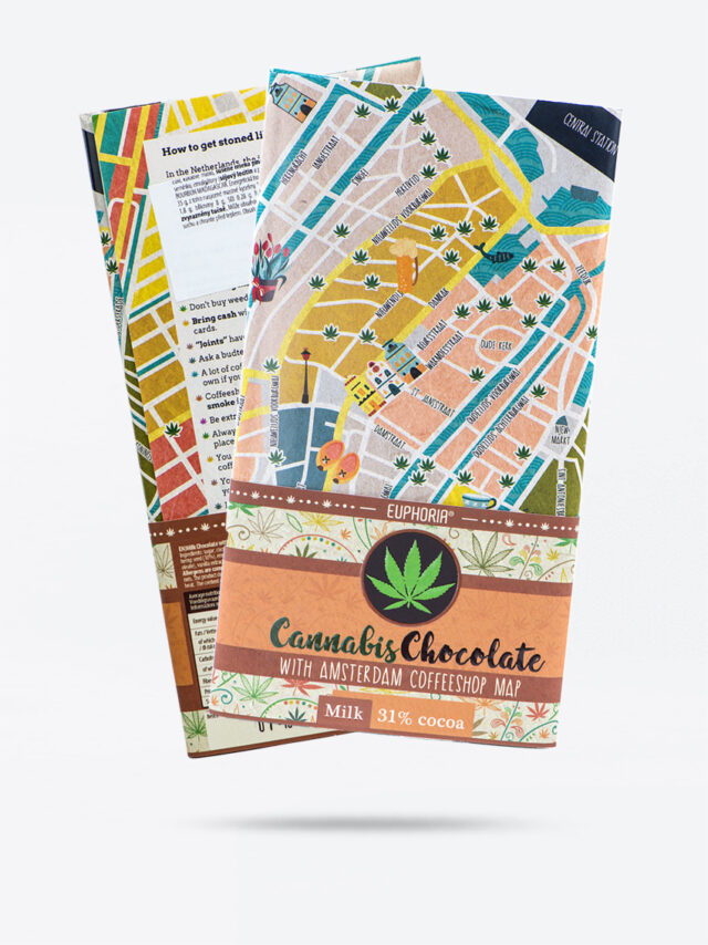 Euphoria Cannabis-Vollmilchschokolade mit 100mg Cannabis