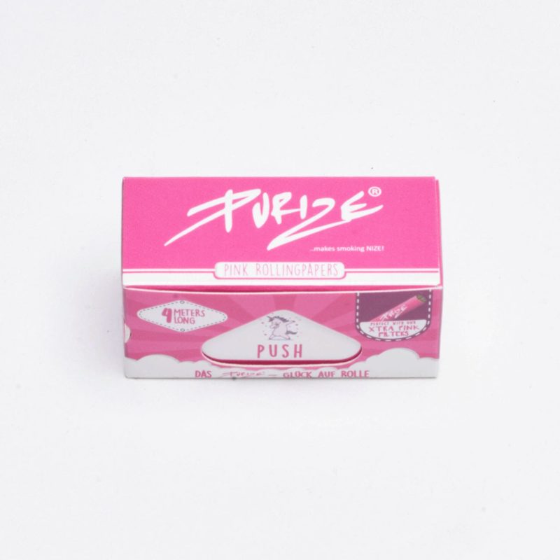 Purize Pink Rollingpapers, 4-Meter-Rolle