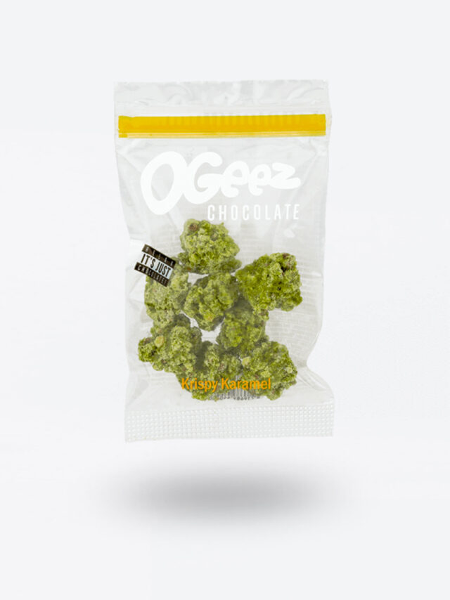 OGeez Chocolate 35g, Schokolade in Weed-Optik – Bild 3