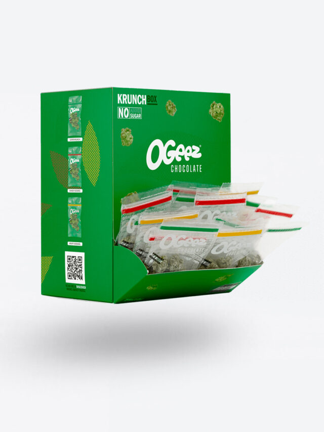 OGeez Chocolate 10g, Schokolade in Weed-Optik