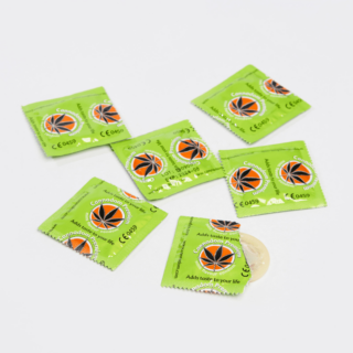 Cannadom Cannabis-Kondom mit Hanfgeschmack