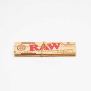 RAW Organic Hemp Tips + Papers, Slim Size