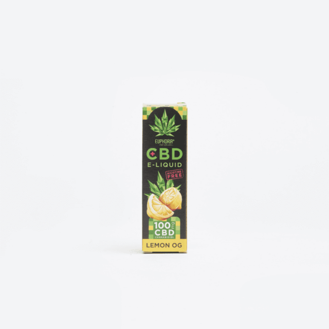 Euphoria CBD E-Liquid Lemon OG 100 mg