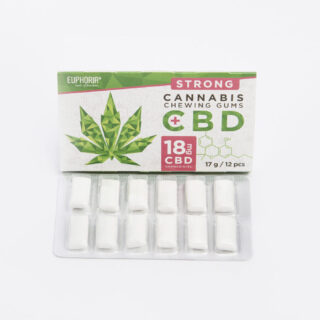 CBD Kaugummis mit 18 mg CBD, strong