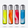 CLIPPER Feuerzeug Fluo Nebula Branded
