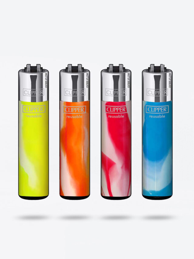 CLIPPER Feuerzeug Fluo Nebula Branded