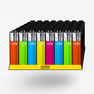 CLIPPER Feuerzeug Solid Fluo