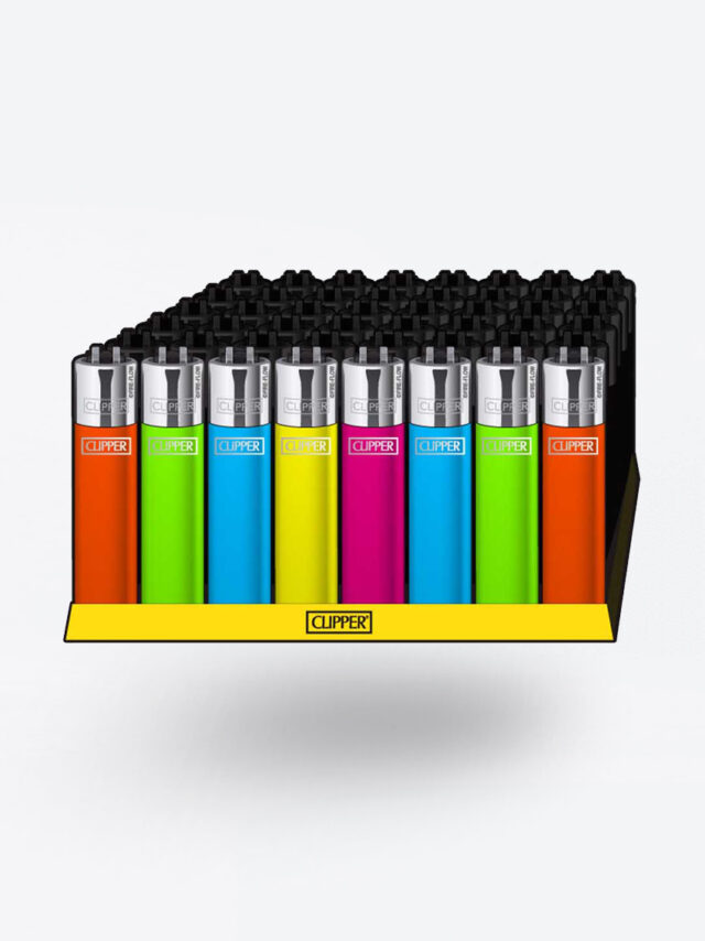 CLIPPER Feuerzeug Solid Fluo